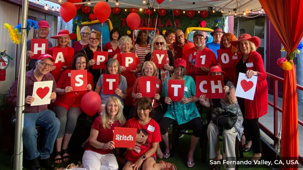 San Fernando Valley Stitch members joining clubs for over 50